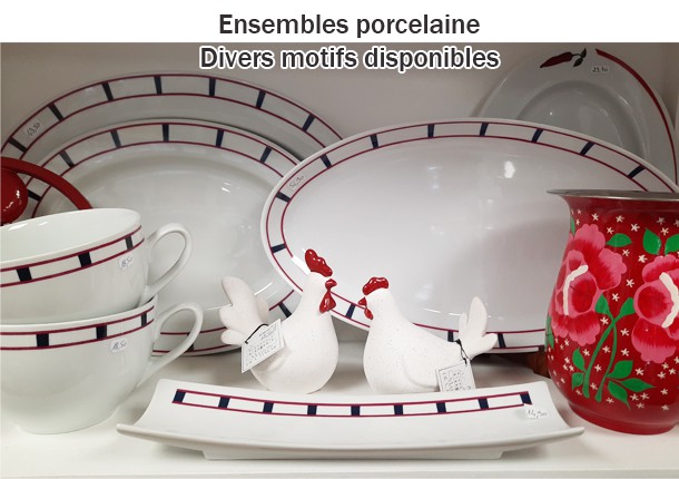 Ensemble porcelaine